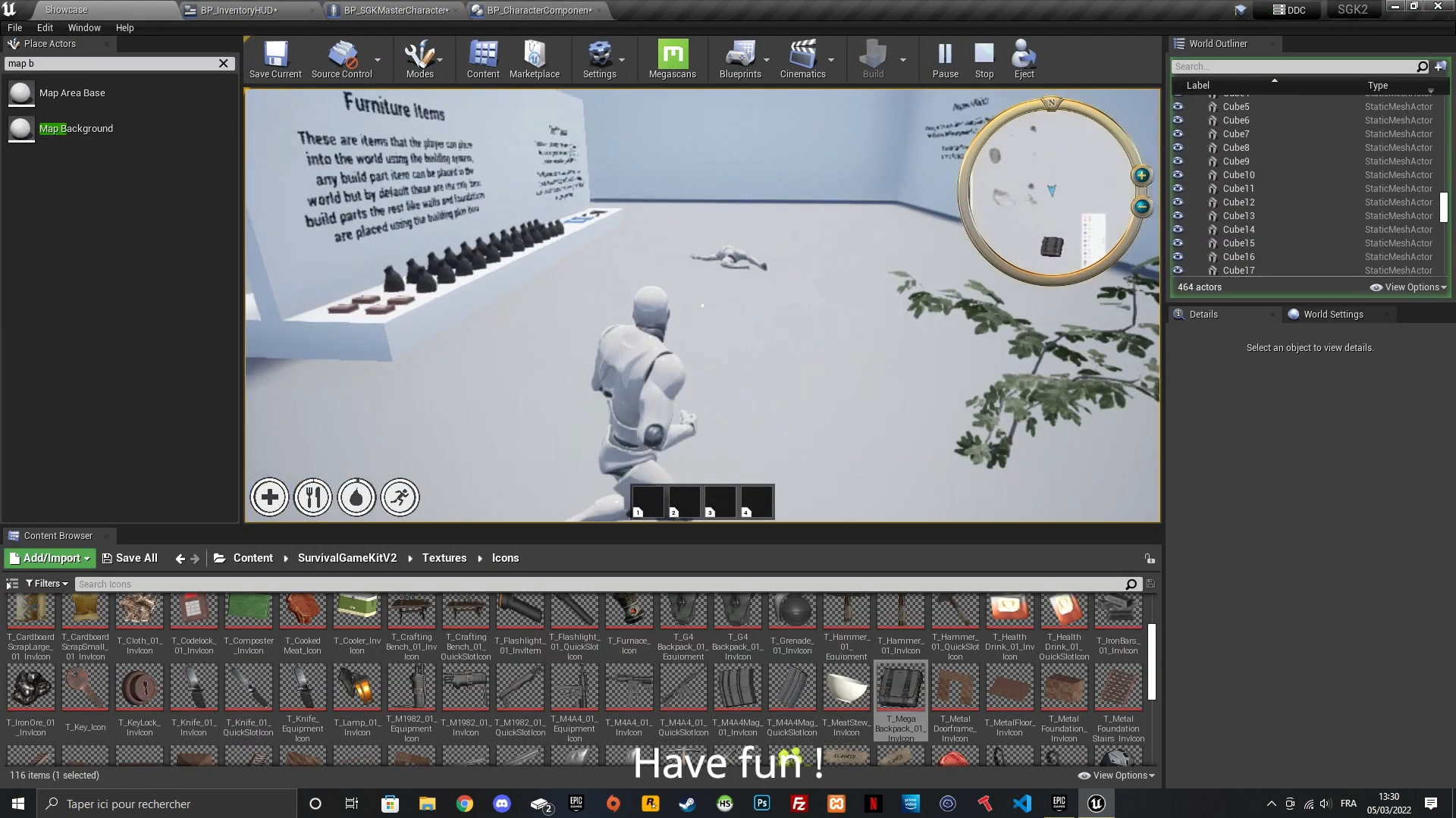 [UE4] Intégrer Journeyman Minimap à SGK